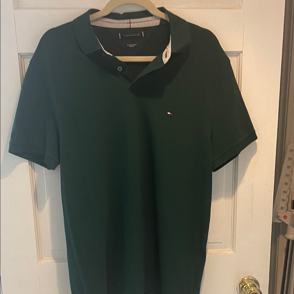 Tommy Hilfiger Men's Dark Green Polo Shirt